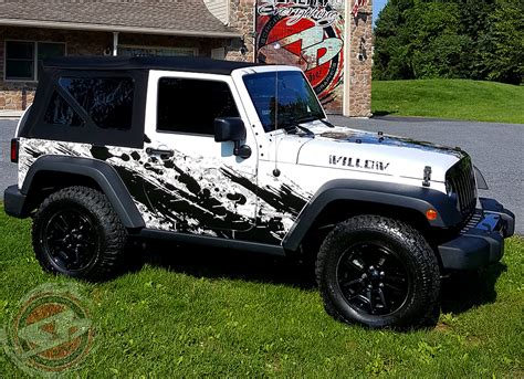 JEEP WRANGLER DIGITAL CAMO WRAP | SCRIBBLES & DRIPS