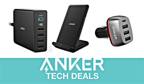 Anker Tech Deals: $16 Qi Wireless Charger, USB-C Car Charger For $19, USB PD Desktop Charger For ...