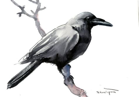 Raven Bird Drawing | Free download on ClipArtMag