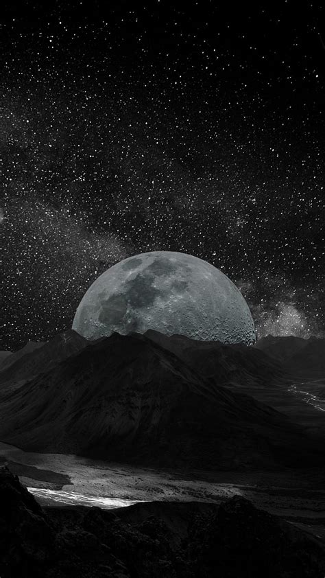 1920x1080px, 1080P free download | Pure Moon, black, dark, moons ...