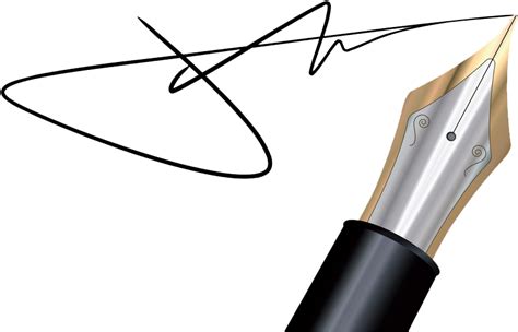 Pen Clipart Signature Pen - Pen And Signature Png - Free Transparent PNG Download - PNGkey