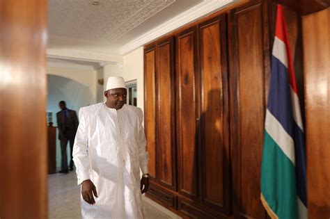 Troops Enter Gambia as New President Is Sworn In - The New York Times