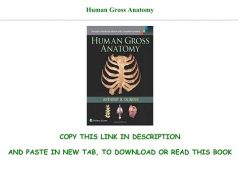 e-Book !Download Human Gross Anatomy Full-Acces