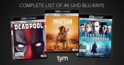 Complete List Of 4K Ultra HD Dolby Atmos Blu-Ray Discs