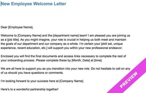 Fabulous Info About Welcome Letter Template For New Employee ...