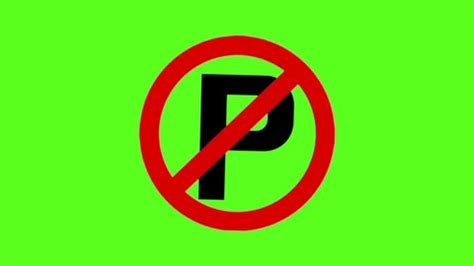 Parking Symbol Green Background Stock Footage Video (100% Royalty-free) 1074562985 | Shutterstock