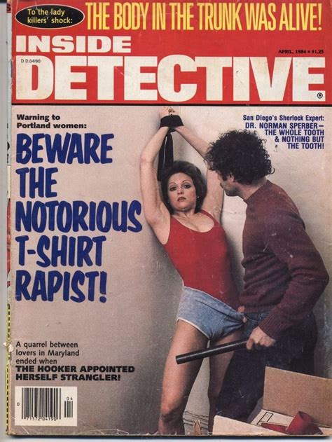 Inside Detective April 1984 Vintage Print Ads True Crime Magazines Police bound | Poster con ...