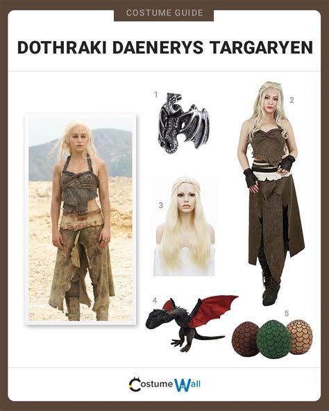 Dress Like Dothraki Daenerys Targaryen Costume | Halloween and Cosplay Guides