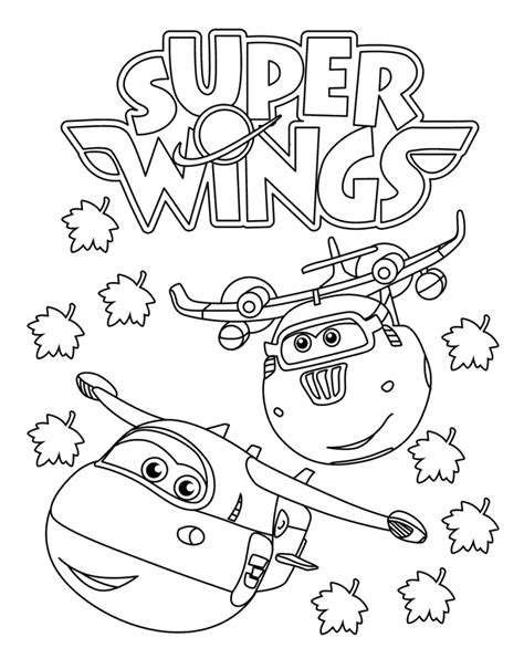 Super Wings Coloring Pages - Best Coloring Pages For Kids