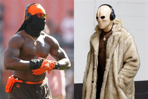 David Njoku takes off mask: Browns tight end reveals face burns he played with | Marca