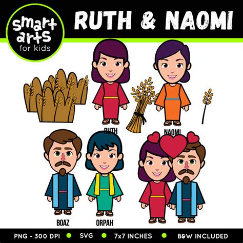 Ruth and Naomi Clip Art - Educational Clip Arts and Bible Stories