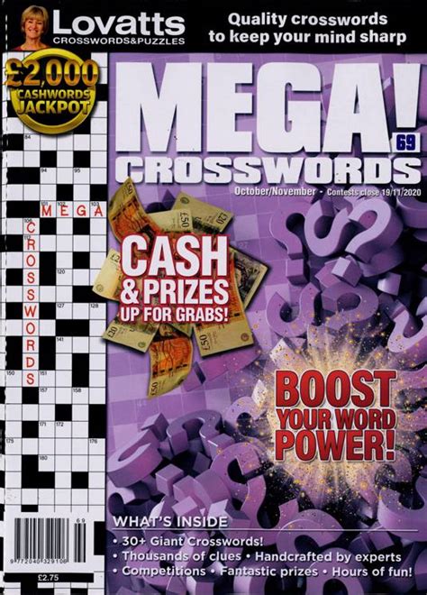 Lovatts Mega Crosswords Magazine Subscription | Buy at Newsstand.co.uk | Crossword