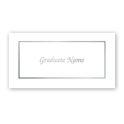 Graduation Name Cards - Homeschool Diploma