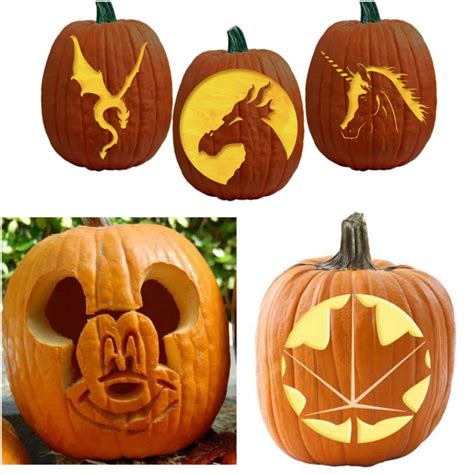 700 Free Pumpkin Carving Patterns and Printable Pumpkin Templates!