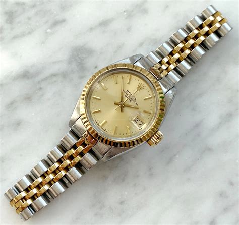 Beautiful Rolex Datejust Steel Gold Lady 26mm 6917 | Vintage Portfolio