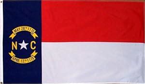 Amazon.com : North Carolina State Flag 3x5 3 x 5 NEW US FLAGS Banner : Outdoor Flags : Garden ...