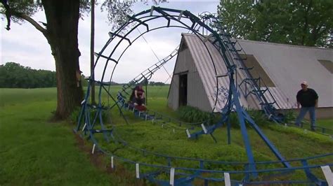 Backyard Roller Coaster | Indiana Oddities - YouTube