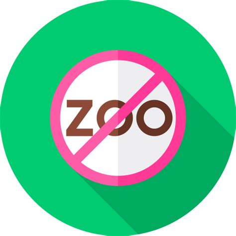 Zoo Flat Circular Flat icon