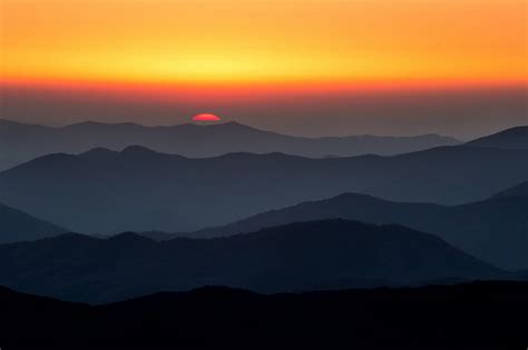 HD wallpaper: Great Smoky Mountains, sunset, nature, 1920x1080, tennessee | Wallpaper Flare