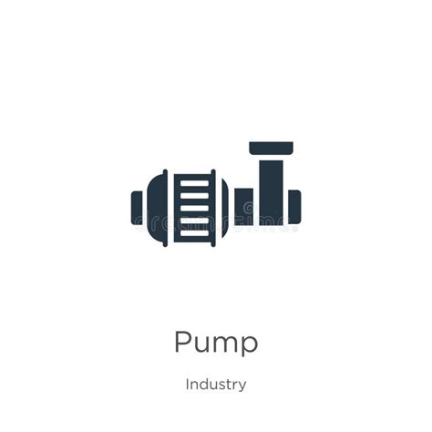 Pump Icon Vector. Trendy Flat Pump Icon from Industry Collection Isolated on White Background ...