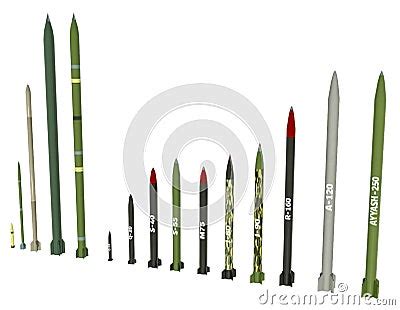 The Hamas Rocket Arsenal. Artillery Rockets In Service With Palestinian Hamas Organization ...