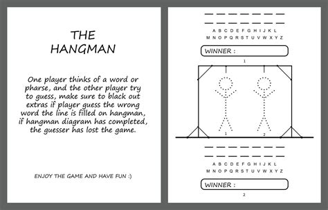 Hangman game page vector, kids activity notebook page. 12155216 Vector Art at Vecteezy