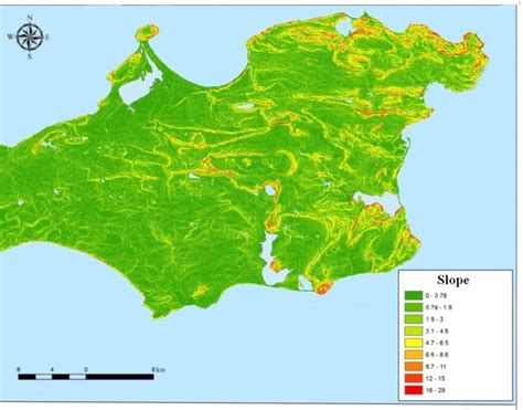 Slopes of the surface of the Kerch Peninsula | Download Scientific Diagram