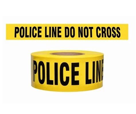 v4you Yellow Crime Scene Tape, Size: 3 Inch at Rs 195/roll in New Delhi ...