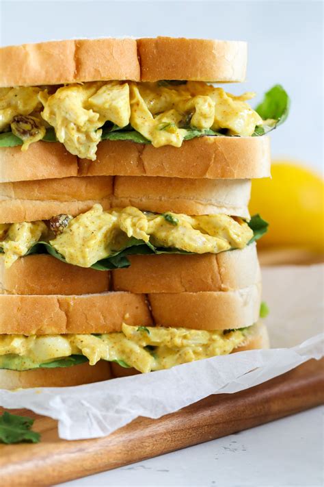 Coronation Chicken Sandwich Recipe - My Morning Mocha