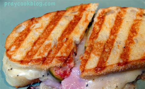 Ham and Fig Grilled Cheese - Pray Cook Blog