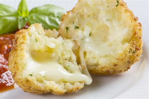 Cheesy Rice Balls | MrFood.com