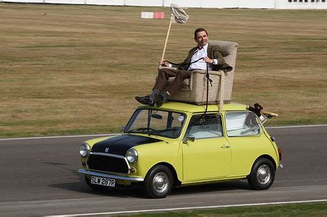 Mr BEAN'S Mini- the car just as much of the show as the man himself- just makes you smile ...