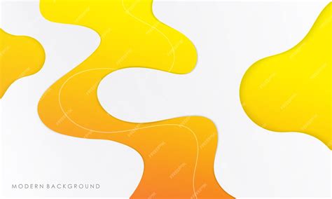 Premium Vector | Modern white with gradients orange background