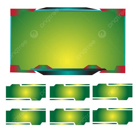 Paneling Clipart Vector, Twitch Stream Panels Pack Smart Designs Transparent Background, Twitch ...