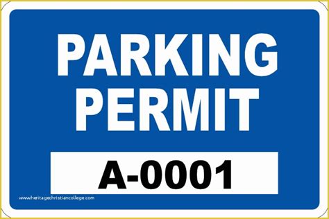 Free Parking Permit Template Download Of Reserve A Spot™ Parking ...