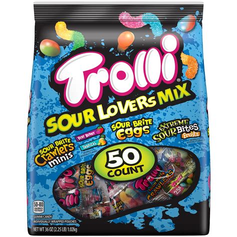 Trolli Sour Lovers Mix Assorted Gummy Candy Variety Bag, 2.25 Lb – BrickSeek