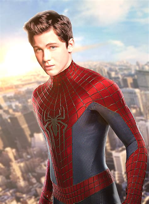 Logan Lerman as MCU's Spider-man by Timetravel6000v2 on DeviantArt