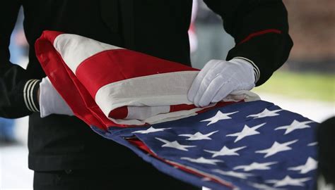 The Proper Way to Drape a Flag Over a Casket | Synonym