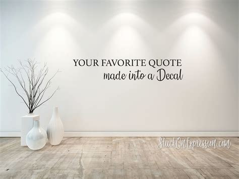 Custom Wall Decal, Make Your Own Wall Decal, Personalized Wall Decal - Etsy