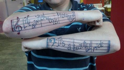 Music tattoo #music #country music #forearm tattoo #Gary Allan #Lyrics ...