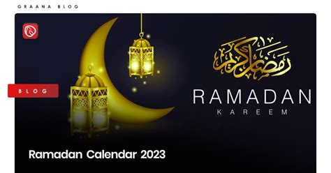 Ramadan Calendar 2023