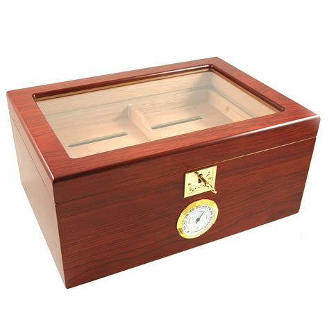 Showcase II Cigar Star Humidor Glass Top LESS THAN PERFECT - Cigar Star - Cigar Humidors and ...