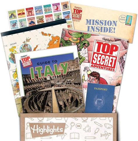 A Subscription Box For Curious Kids: Highlights Top Secret Adventures ...