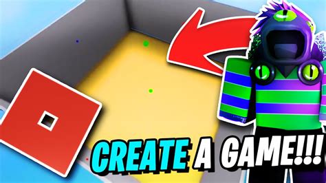 How to create your own game on roblox mobile - aslsociety