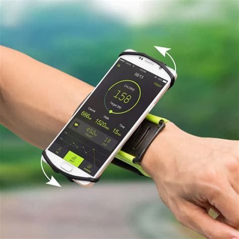 SzBlaZe Professional Rotatable Running Bag Wrist Band Arm cell phones Holder Sport pocket ...