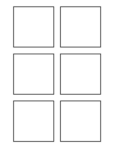 Printable 3 Inch Square Template