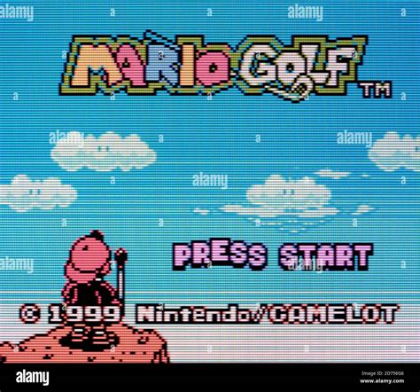 Mario Golf - Nintendo Game Boy Color Videogame - Editorial use only ...