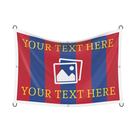 Crystal Palace Custom Printed Football Flag – Flags FC