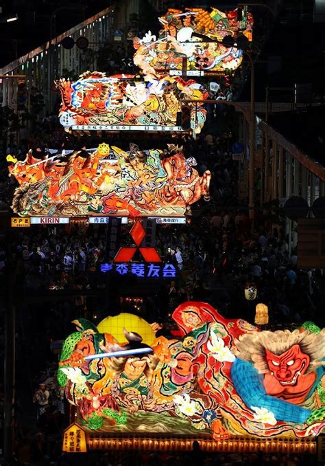 In Photos: Colorful floats light up Aomori as Nebuta Festival kicks off ...