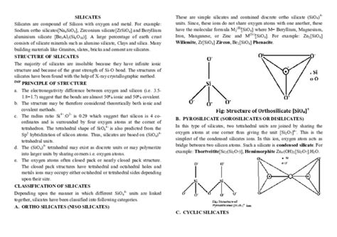 (PDF) Silicates.pdf | Anil Basnet - Academia.edu